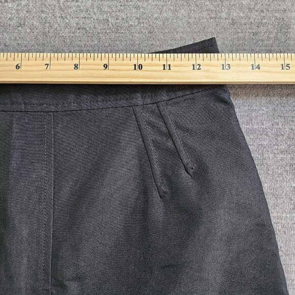 Balenciaga Paris Skirt S US 4 Black Cotton Blend Mini Designer Luxury Goth Chic - Picture 11 of 16